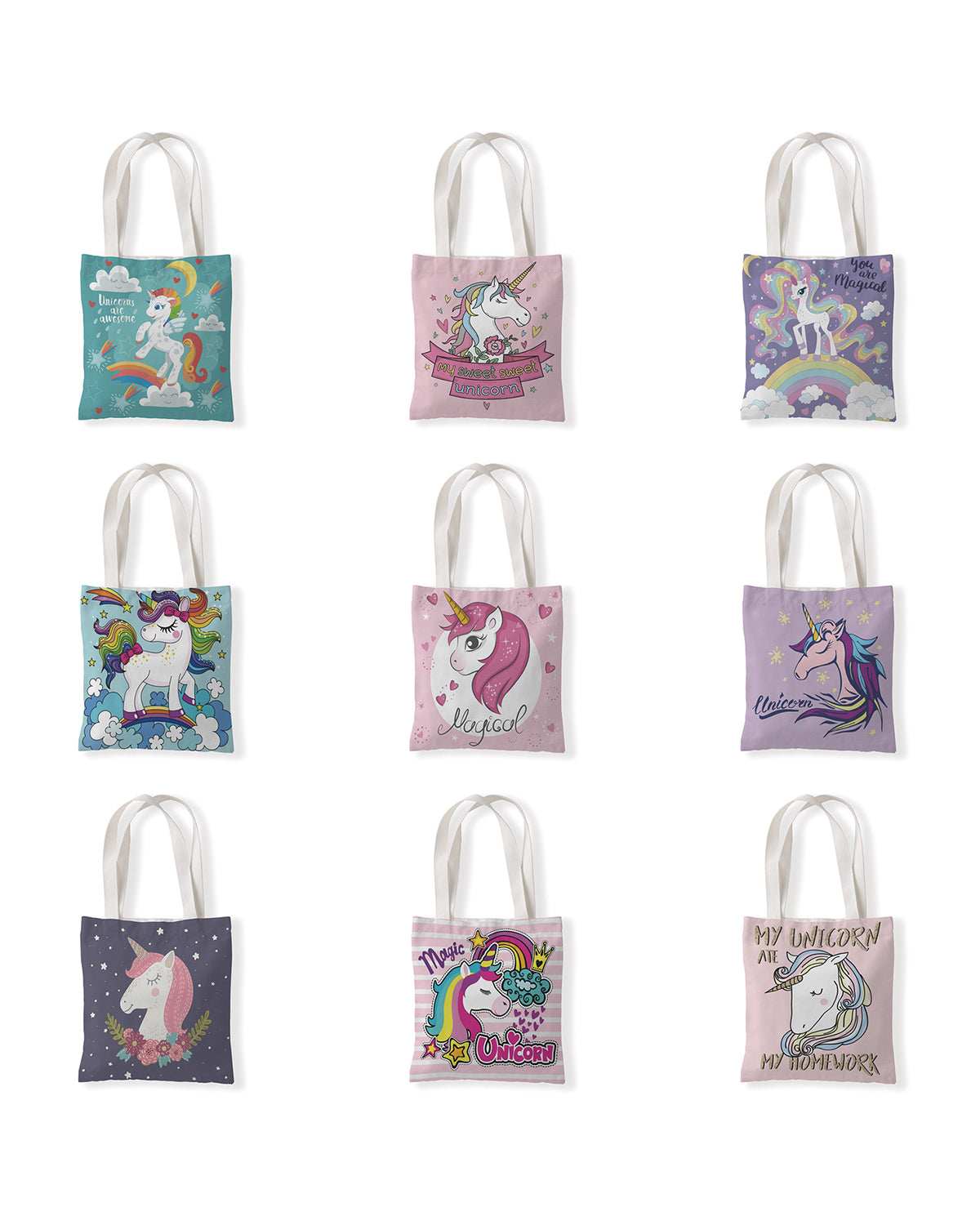 Unicorn Canvas Bag 