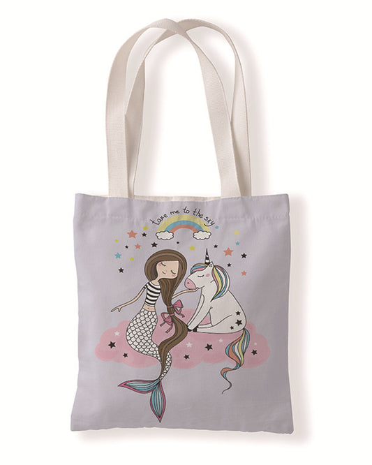 Cute Mermaid Canvas Bag
