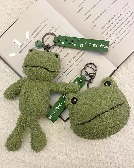 Plush Frog Keychain Purse