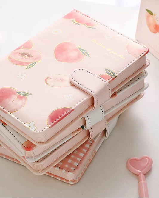 Cute Peach Notebook