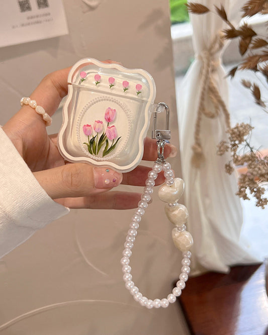 Tulip Airpods Cases with Pearl